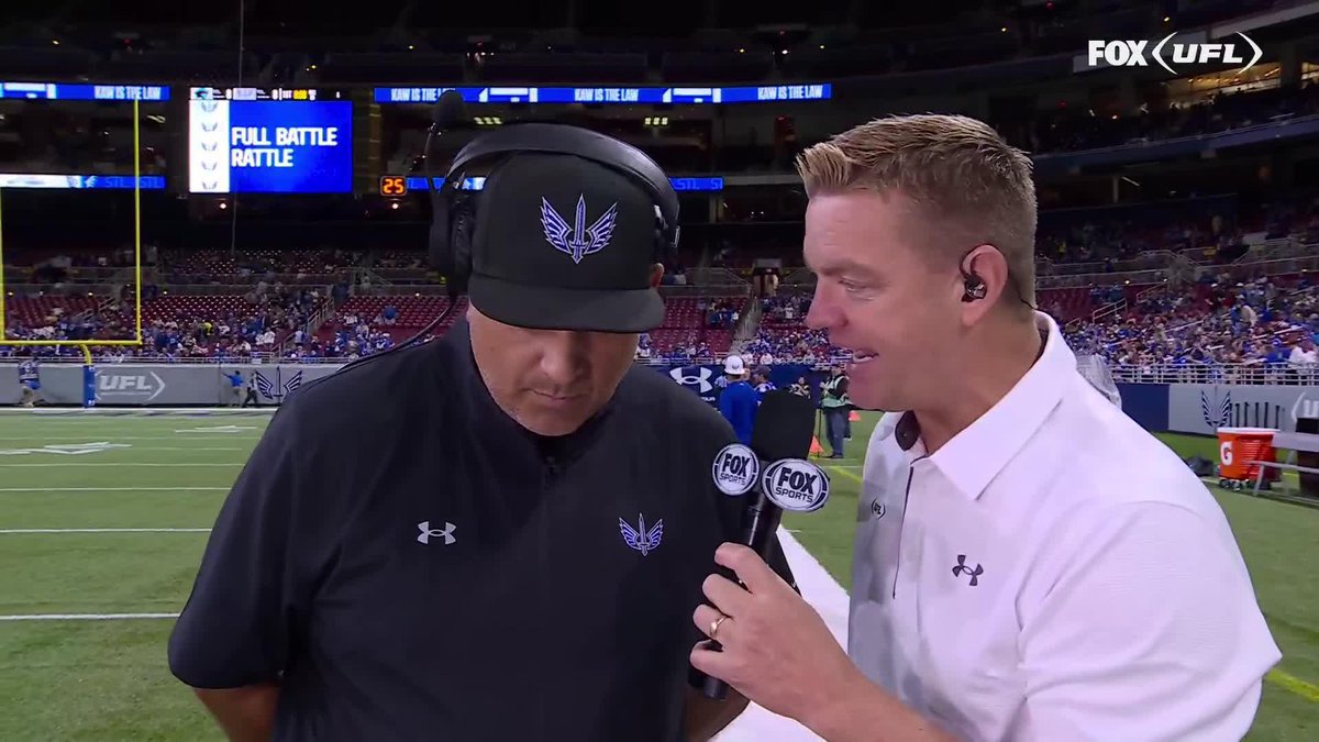 "I love this fanbase, it's great to be home." 💙 Brock Huard talks with Anthony Becht ahead of kickoff ⬇️ 📺: FOX