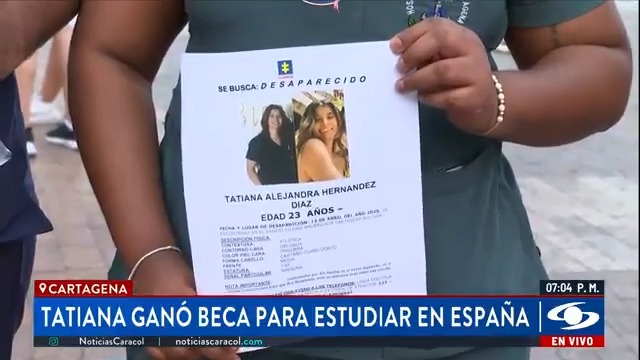 Tatiana Hernández, la joven médica que desapareció en Cartagena, se ganó una beca. Su papá, en medio de la incertidumbre, pidió nuevamente ayuda para ubicar a su hija. Más en