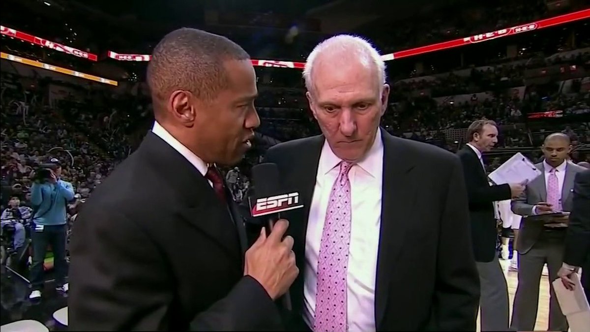 These Gregg Popovich interviews are pure gold 😂❤️