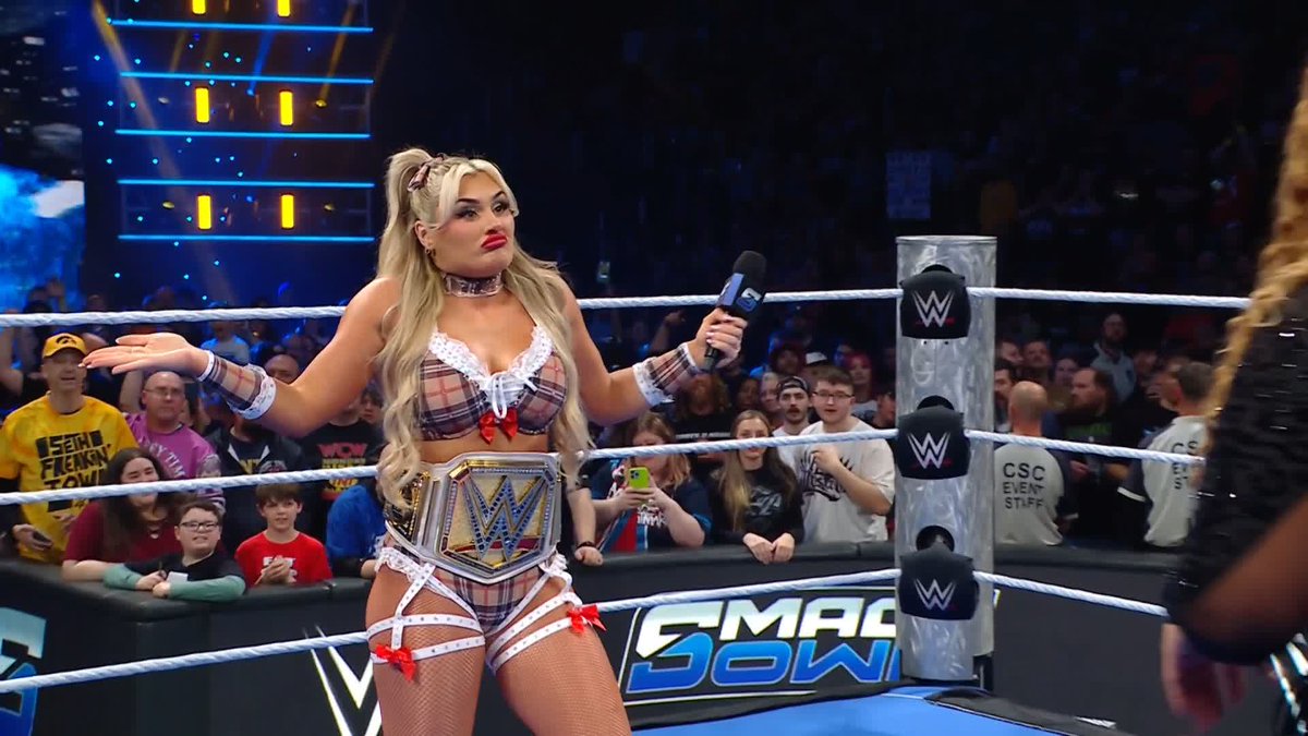NEWSFLASH! Tiffany Stratton isn't afraid of you anymore, Nia Jax! 😤 #SmackDown