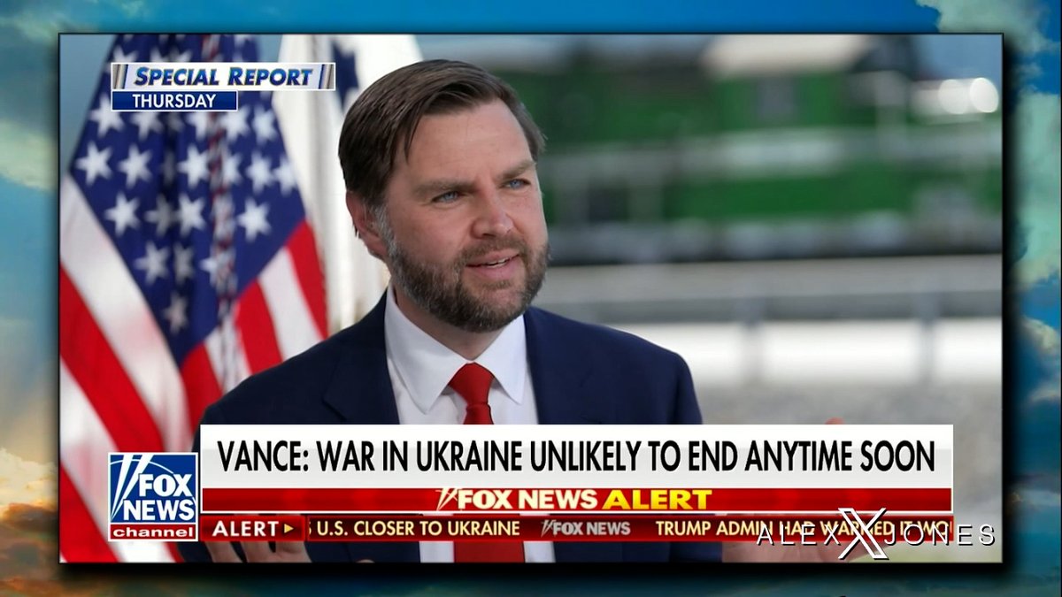 VIDEO: VP Vance Says The Russia-Ukraine War, "Is Not Going To End Anytime Soon" He Believes It's Now Up To Russia & Ukraine To Come To A Peace Agreement Without The US As Their Middleman » LIVE X STREAM: