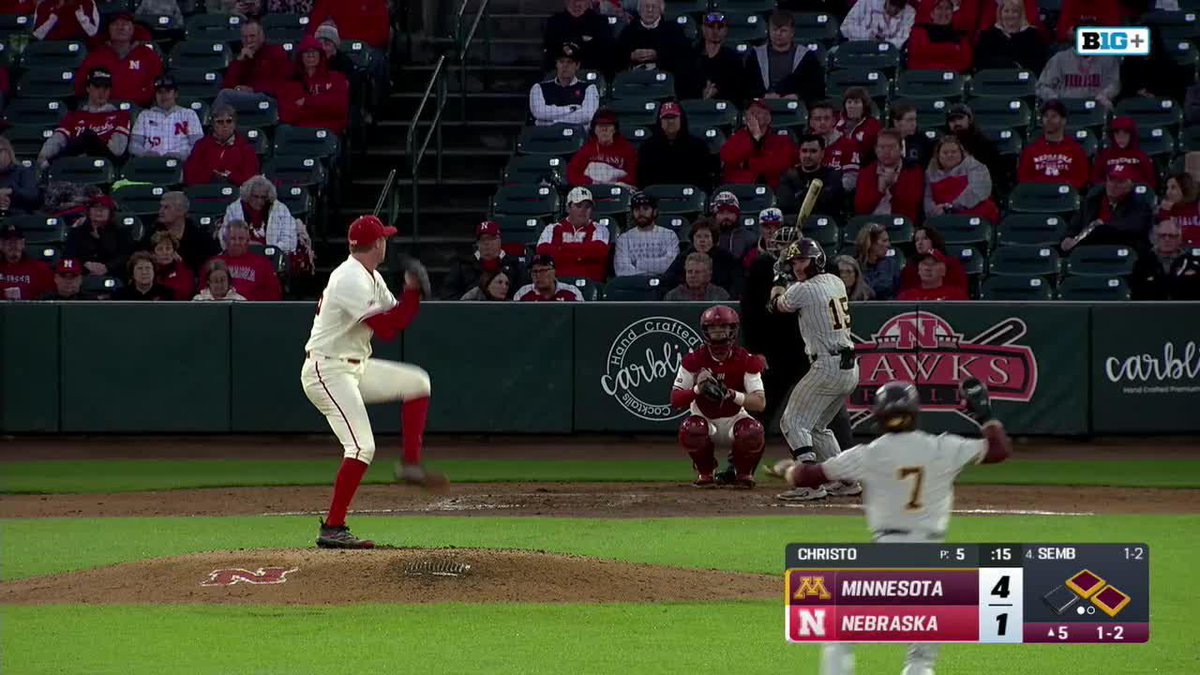 .Dylan Carey does it himself. We go to the bottom of the fifth.