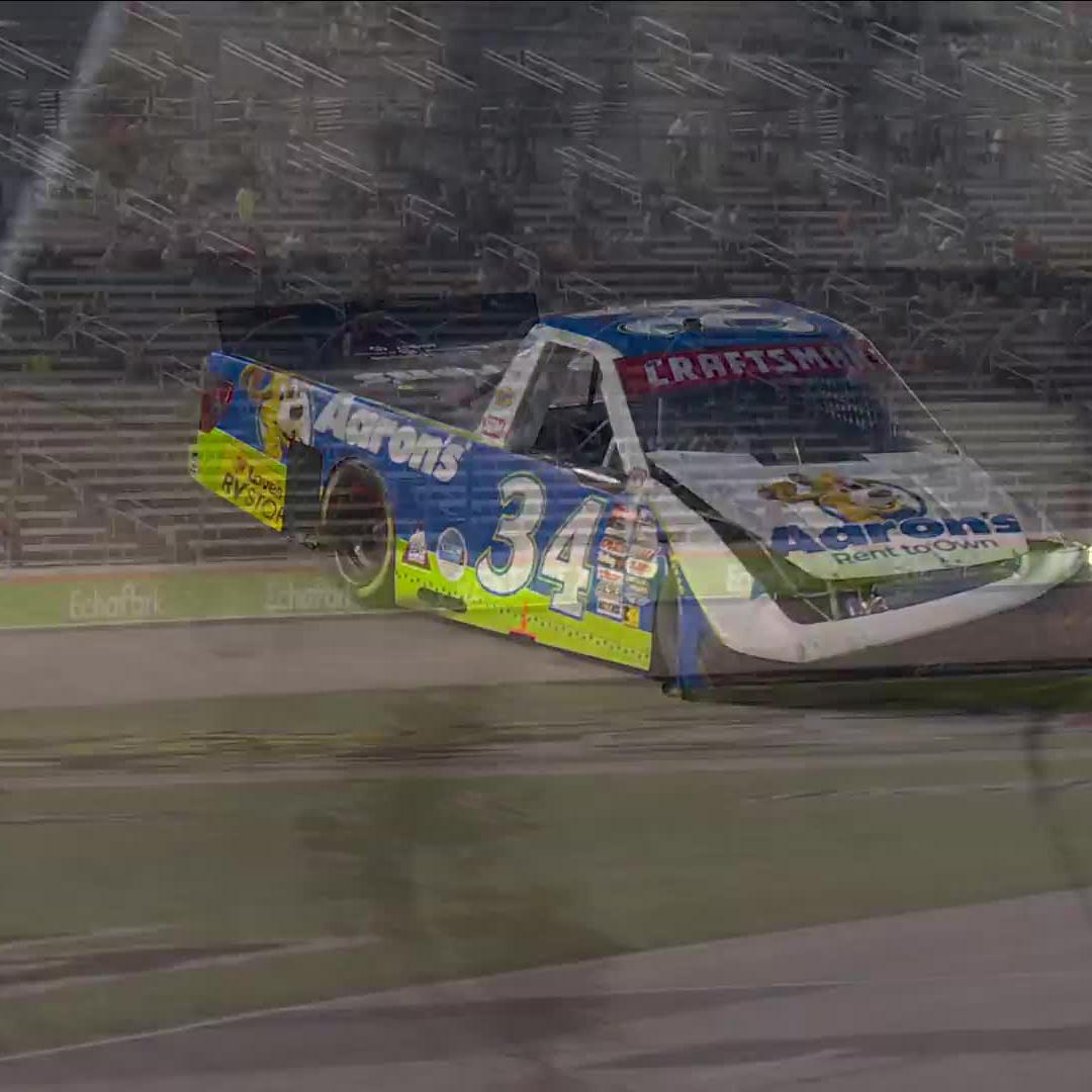 A look at how the No. 34's night in Texas ended.