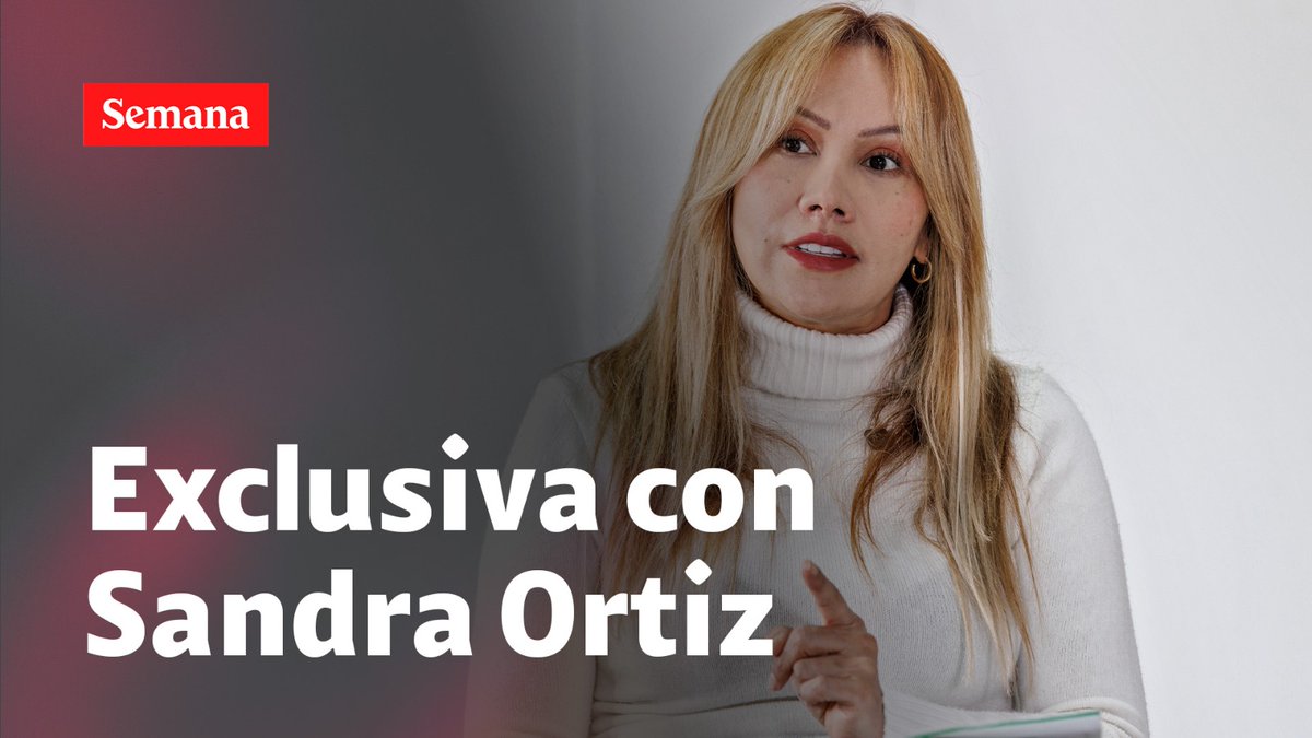 Este sábado, desde las 6:00 a.m., entrevista exclusiva con Sandra Ortiz, involucrada en el escándalo de corrupción de la UNGRD. El director de SEMANA, Yesid Lancheros, conversó con ella. No se la pierda en y todas nuestras redes sociales.