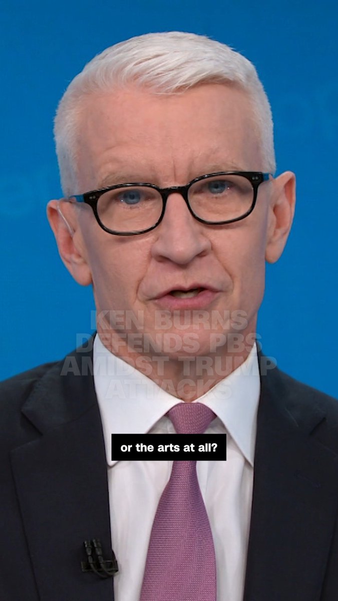 CNN's Anderson Cooper talks to filmmaker Ken Burns about the value of public broadcasting after President Trump signed an executive order to cut federal funding for PBS.