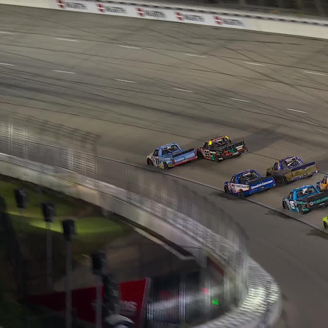 What a finish in #NASCAROvertime!