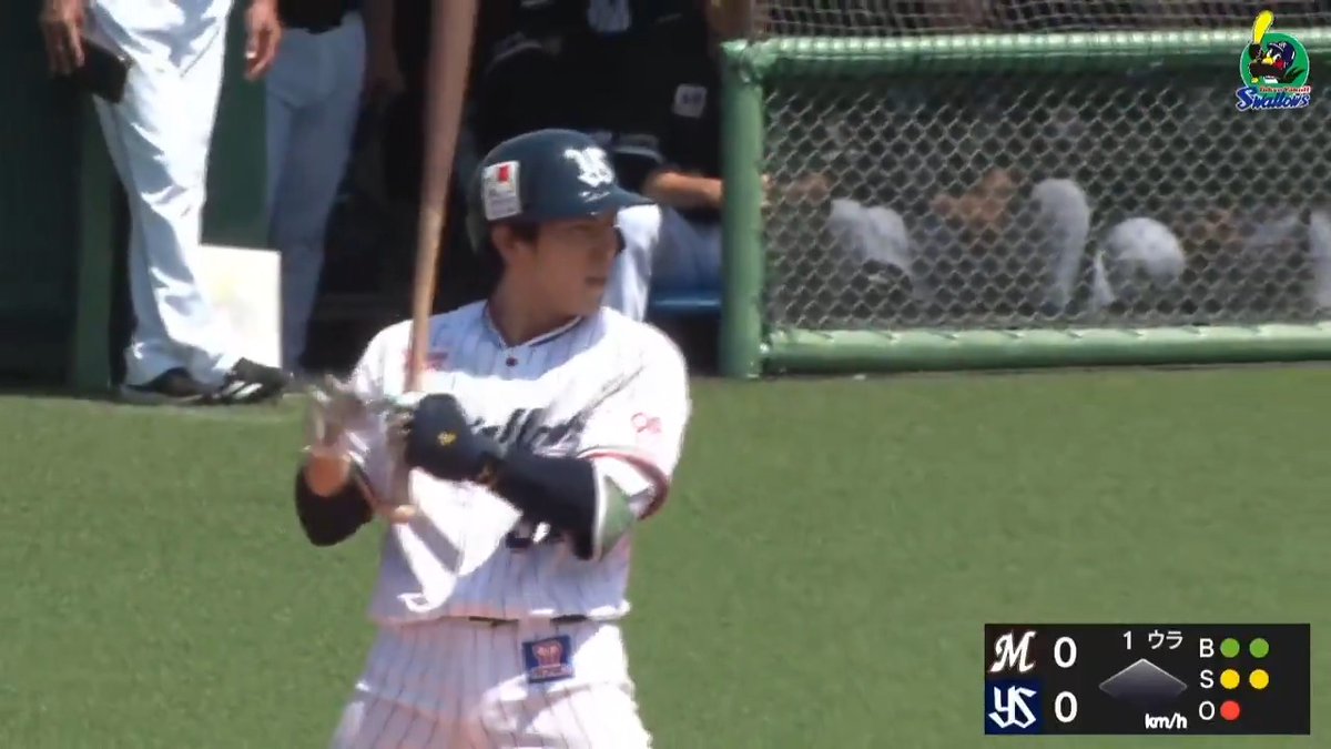 ⚾️#イースタン・リーグ 西武から新加入の #山野辺翔 選手🎉 新天地で初ヒット🤩 🆚 #ヤクルト vs #ロッテ #プロ野球 #ファーム #swallows