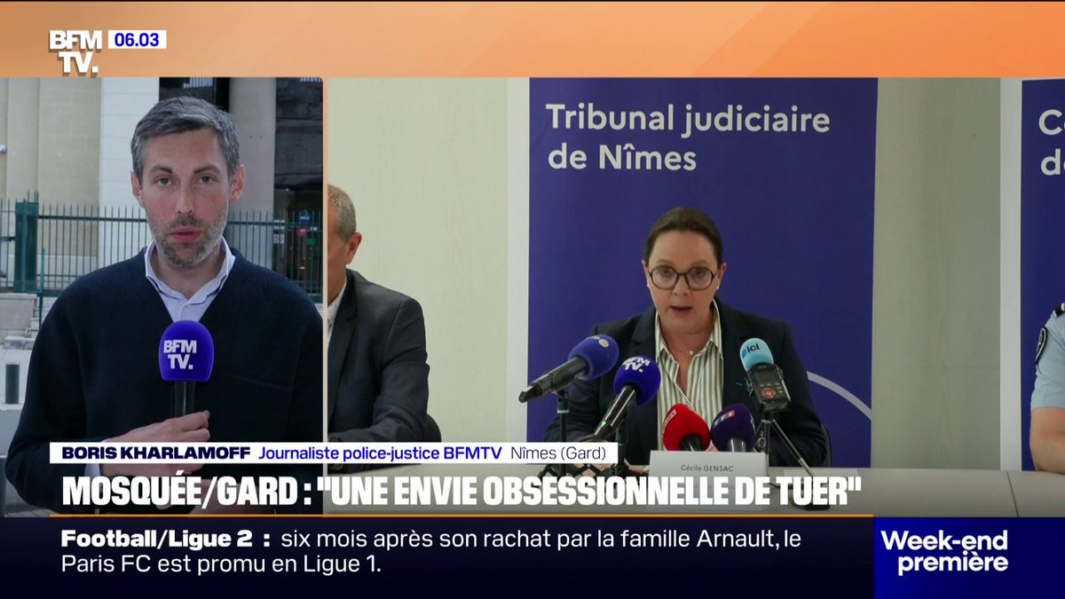 "Une envie obsessionnelle de tuer" Ce qu'il faut retenir de la conférence de presse de la procureure à propos du meurtre dans une mosquée du Gard