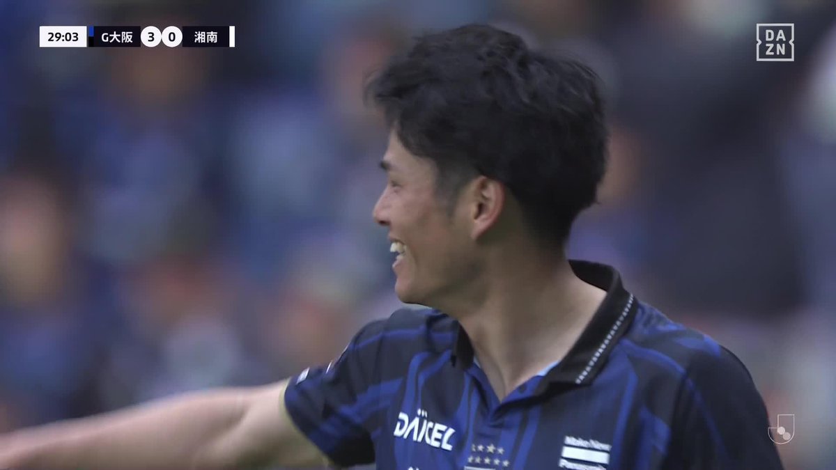 止まらないガンバの勢い またもやカウンターから3連続得点！ #岸本武流 この試合2ゴール目⚽⚽ 🏆明治安田J1第14節 🆚G大阪×湘南 🆓#DAZN ライブ配信 #Jみようぜ #Jリーグ #G大阪湘南
