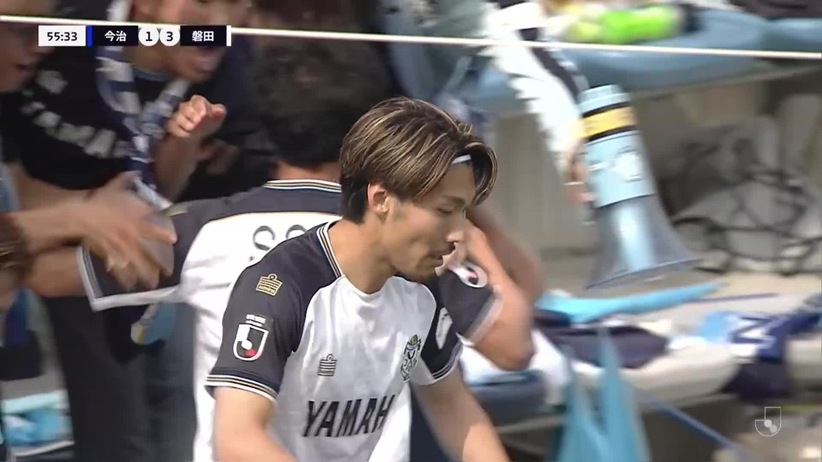 🎦 ゴール動画 🏆 明治安田Ｊ２リーグ 第13節 🆚 今治vs磐田 🔢 1-3 ⌚️ 56分 ⚽️ 渡邉 りょう（磐田) #Ｊリーグ