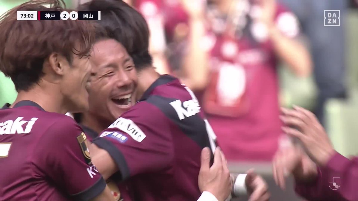 ノビがエグい 吸い込まれるように カウンターの仕上げは #井手口陽介 🏆明治安田J1第14節 🆚神戸×岡山 🆓#DAZN LIVE配信中 #Jみようぜ #Jリーグ #神戸岡山