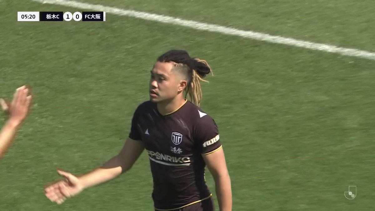 ４試合連続ゴール！ #田中パウロ淳一 がJ3首位攻防戦で貴重な先制ゴール🔥 🎦 ゴール動画 🏆 明治安田Ｊ３リーグ 第11節 🆚 栃木CvsFC大阪 🔢 1-0 ⌚️ 6分 ⚽️ 田中 パウロ淳一（栃木C) #Ｊリーグ
