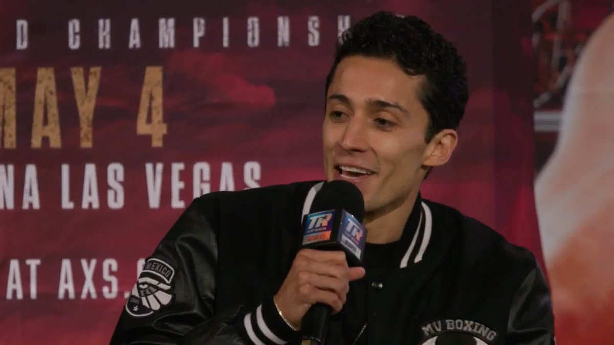 Rafael Espinoza bringing the VIBES to the press conference 🎶🤩 #InoueCardenas | Monday May 5th, 1am | Live on Sky Sports Action