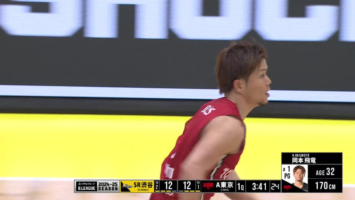 小島元基 vs 岡本飛竜 2人のアツい戦いにも注目🔥 小島元基 Genki Kojima サンロッカーズ渋谷 岡本 飛竜 Hiryu Okamoto アルバルク東京【ALVARK TOKYO】 📺BS10(全国)で生中継 📡バスケットLIVEで生配信中 #Bリーグ #りそなグループ