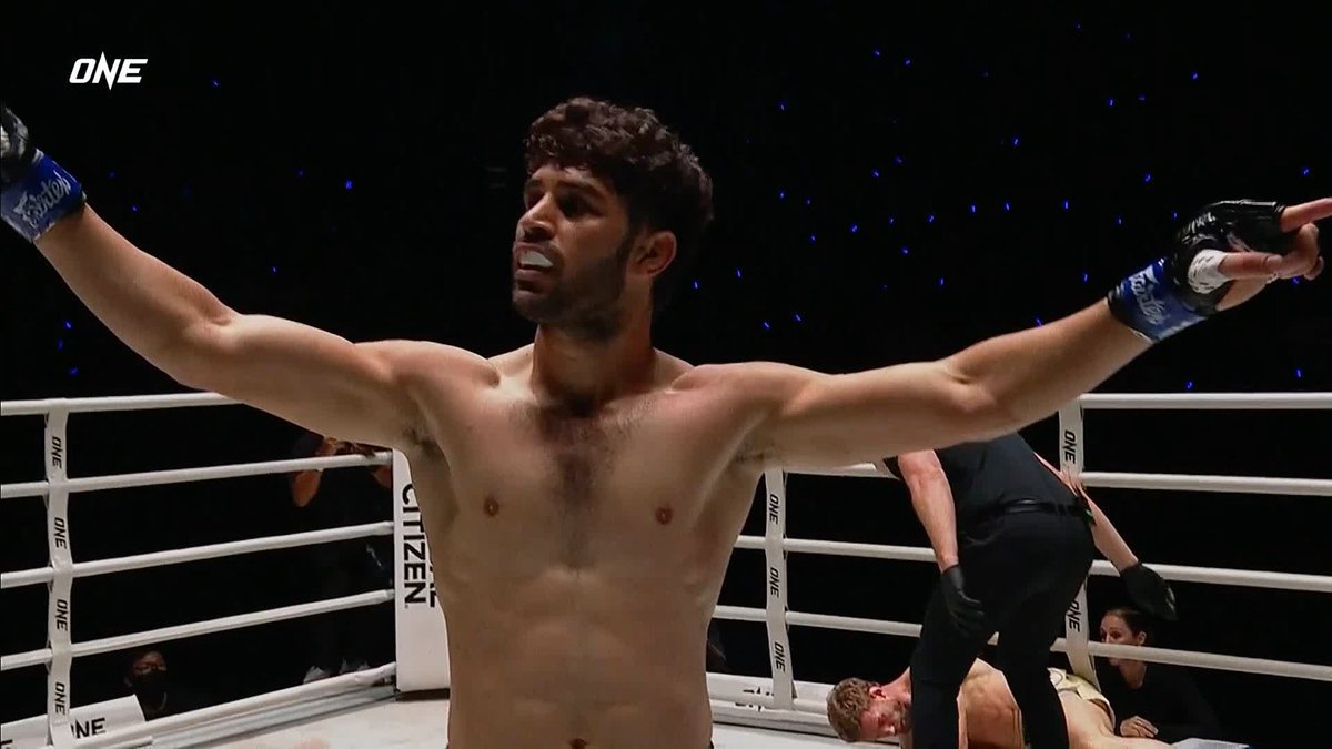HUGE KO! 💥 Abolfazl Alipourandi stunned Brit Liam Nolan with this head-kick KO in just 59 seconds during ONE Fight Night 31! 😱
