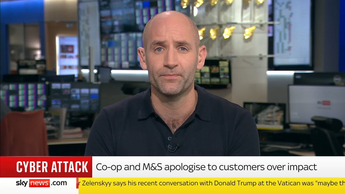 The Co-op has apologised after hackers managed to access the data of a "significant number" of past and current members Sky's Tom Cheshire has the latest⬇️ Read more: 📺 Sky 501, Virgin 602, Freeview 233 and YouTube
