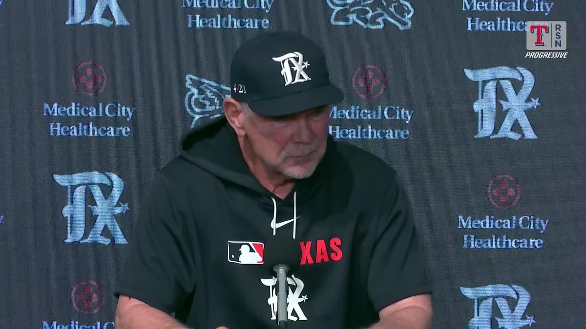 For all the Rangers fans who are angry…:give Bruce Bochy 2 minutes of your time