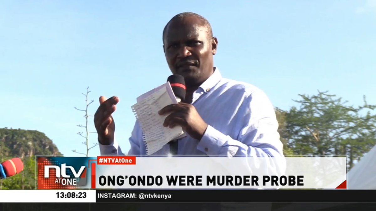 Ong’ondo Were Murder Probe Treasury CS John Mbadi has termed the murder as political assassination, while saying that President William Ruto is keenly following the matter, with an eye on justice. #NTVAtOne Ibrahim Karanja.