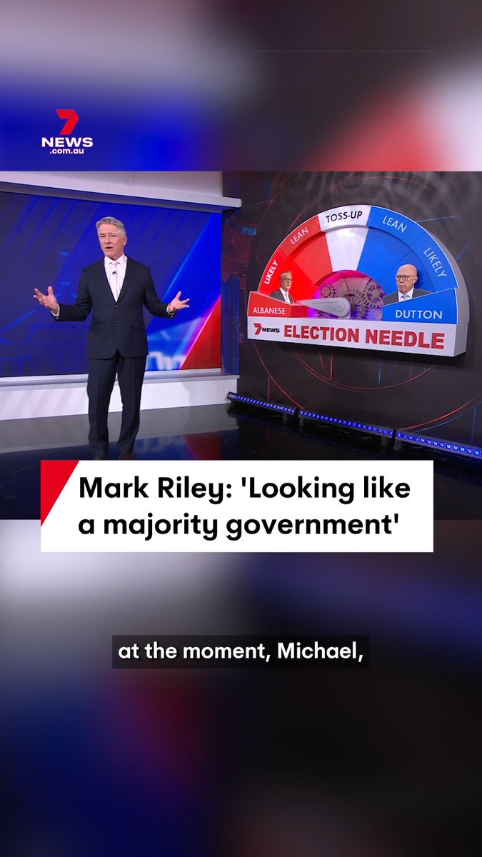 "People of Australia, that's your prime minister for the next three years." 7NEWS projects a majority Labor government. Special coverage on Channel 7 and 7plus. #auspol #ausvotes #7NEWS