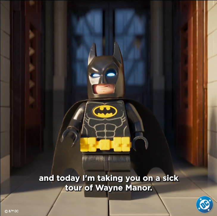 Take a tour of one of Gotham’s finest cribs 🤝 #LegoBatman
