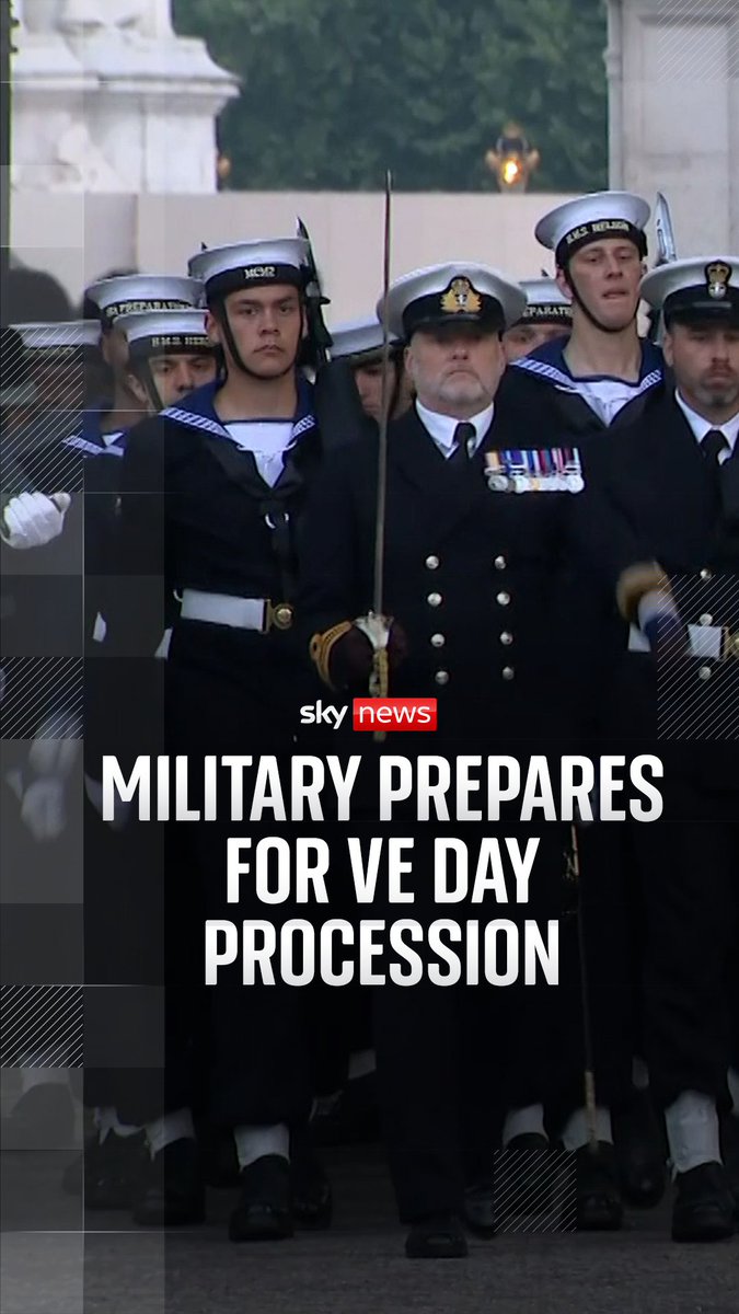 Around 1,000 UK service personnel from the Royal Navy, the Royal Marines, the British Army and the Royal Air Force will march in central London on the 80th anniversary of VE Day.