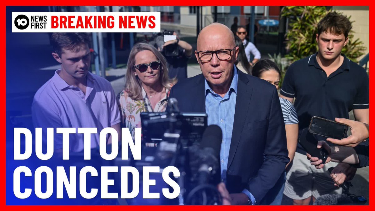 Opposition Leader Peter Dutton has formally conceded the 2025 Australia Election to Labor and Anthony Albanese, and has lost his own seat of Dickson in an historic first.