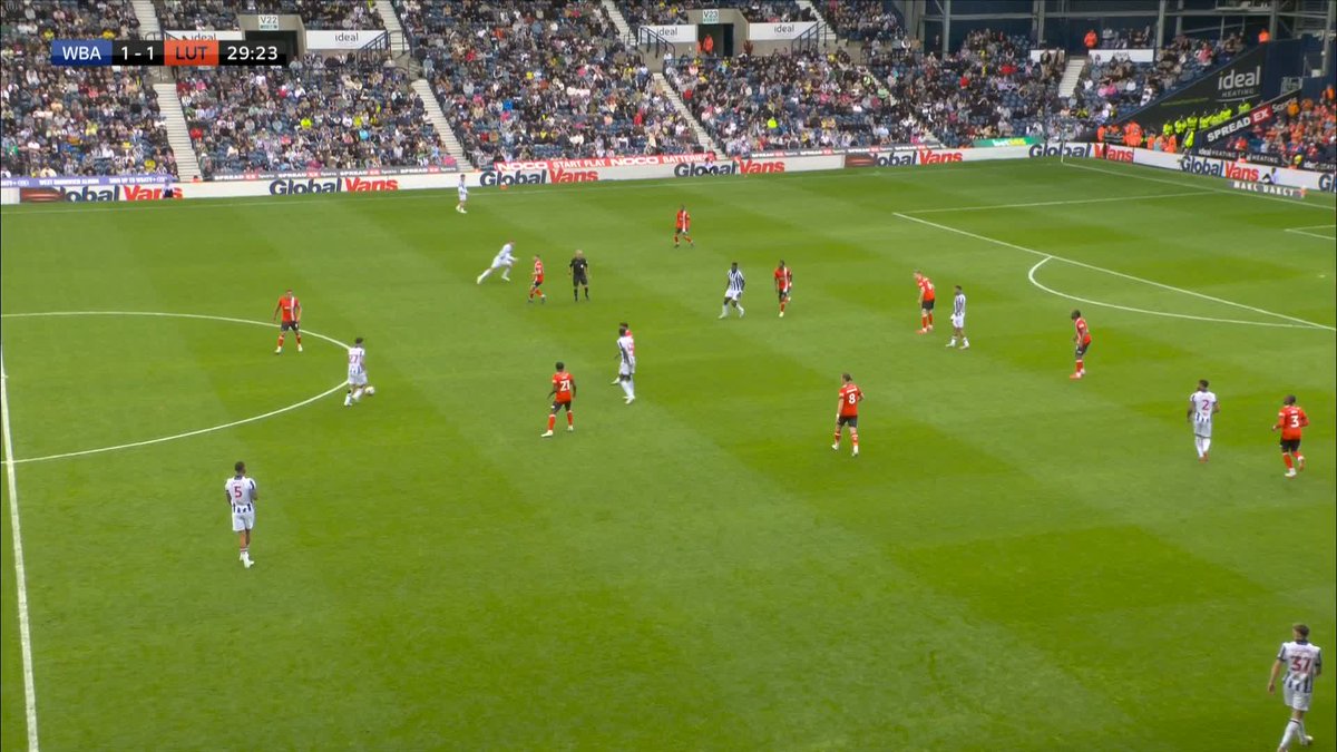 "Further agony for Luton!" 😳 Daryl Dike has restored West Brom's lead and put Luton's survival hopes in even more jeopardy! 📉