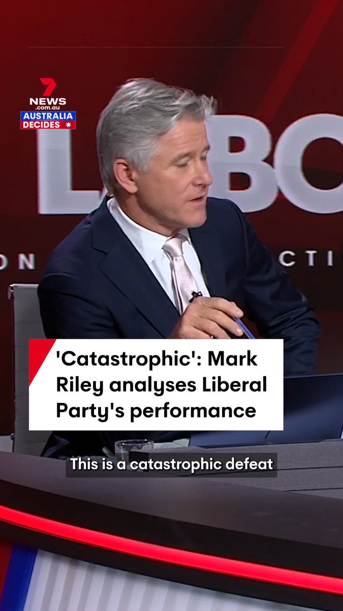 "The party that chose nuclear energy as its policy has exploded in a nuclear bomb set on them by the voters tonight." 7NEWS Political Editor Mark Riley analyses the Liberal Party's "catastrophic" defeat to Labor. #liberal #liberalparty #election #auspol #ausvotes #7NEWS