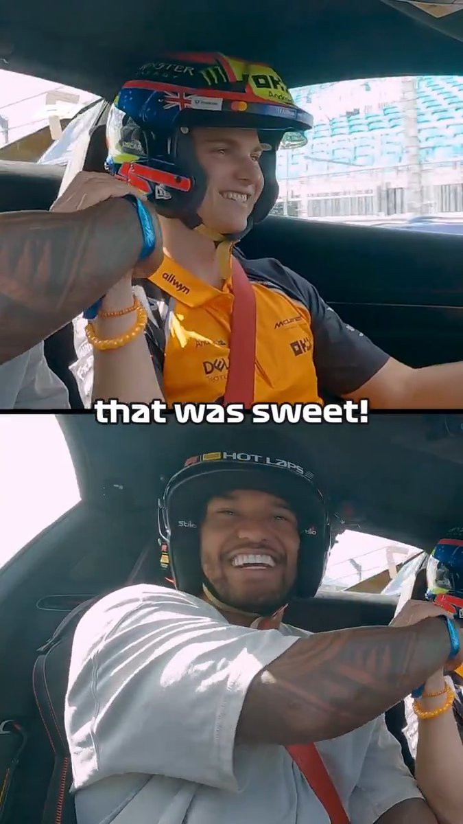 "That boy drifting!" 💨🤣 Oscar Piastri finds the limits in this flying lap with Miami Dolphins' Tua Tagovailoa 🔥 #F1 #F1PirelliHotLaps #MiamiGP Pirelli Motorsport