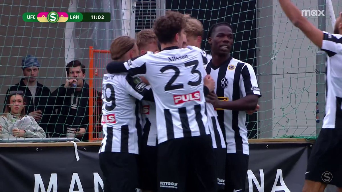 Landskrona BoIS tar ledningen borta mot Umeå FC när Adam Egnell målar från straffpunkten. 📲 Se Superettan på Max