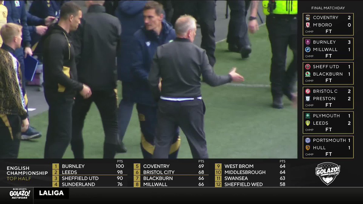 Leeds United oyuncuları, Championship şampiyonluğunu kutlarken teknik direktör Daniel Farke, kutlamalara katılmadı.