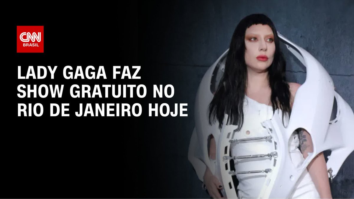 Lady Gaga faz show gratuito no Rio de Janeiro hoje; assista #AgoraCNN