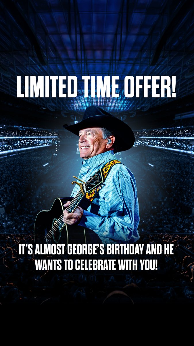 .George Strait’s birthday is around the corner, and he’s inviting you to celebrate with him at Acrisure Stadium! For a limited time, when you buy one ticket at standard price, you’ll get a second — a gift from The King himself. Zach Frazier | Get Tickets: