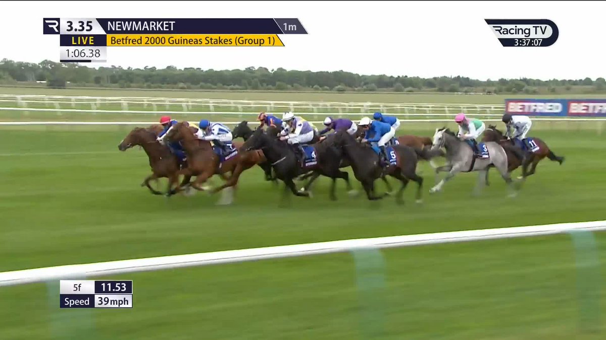 RULING COURT strikes in the Betfred 2000 Guineas!