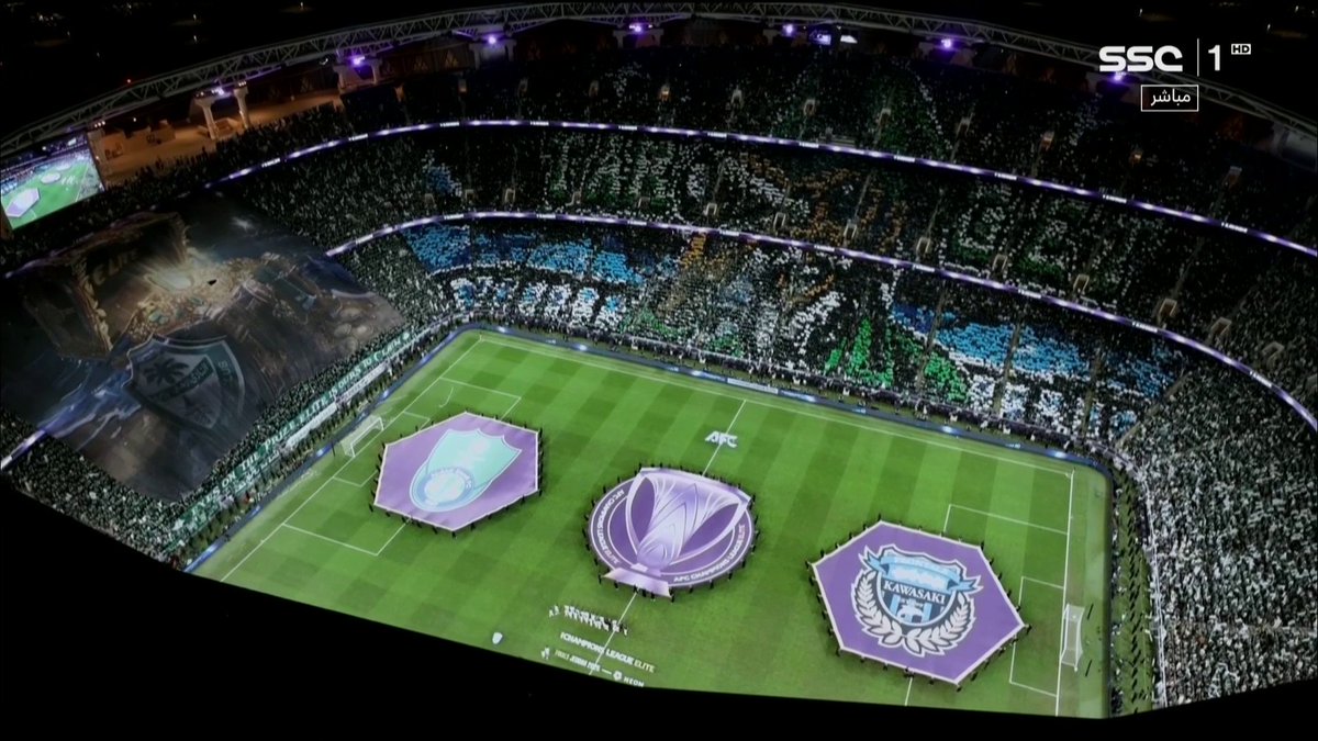 تيفو الأهلي يُبهر قارة آسيا 🥶💚 #الأهلي_كاواساكي #دوري_أبطال_آسيا_للنخبة