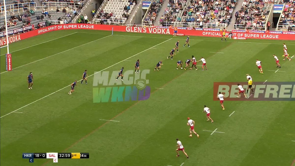Hull KR are on fire as Litten breaks away following some magic from Mikey Lewis 🔥