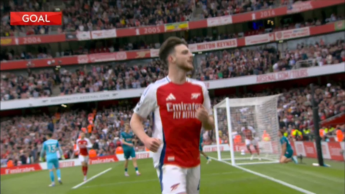 Declan Rice gives Arsenal the lead against Bournemouth ⚡️