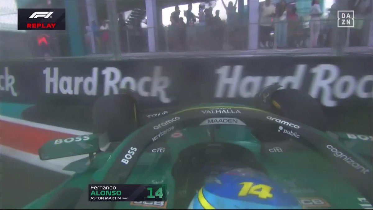 🫣 El golpe entre Lawson y Alonso desde la onboard del AMR25 #F1 #MiamiGP
