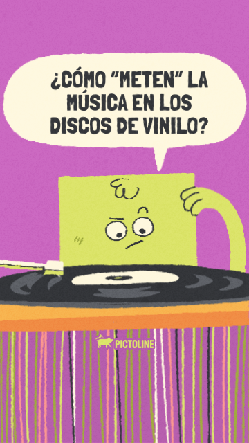 ¿¡Qué es esta "brujería"!? 👁️👄👁️ ¿Sabías cómo funciona un disco de vinilo? 🪄💿🎵 #Música #Entretenimiento #VinylLovers #DatoCurioso #Curiosidades #Vinilo #Vinyl #Pictoline