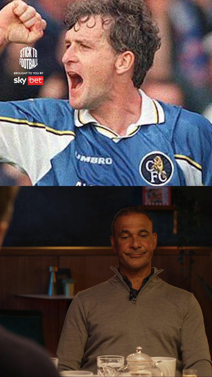 "Mark Hughes with Zola! That was not bad up front..." 🔥 Ruud Gullit knew exactly how to get the best out of Sparky during his time at Chelsea! ⚡️