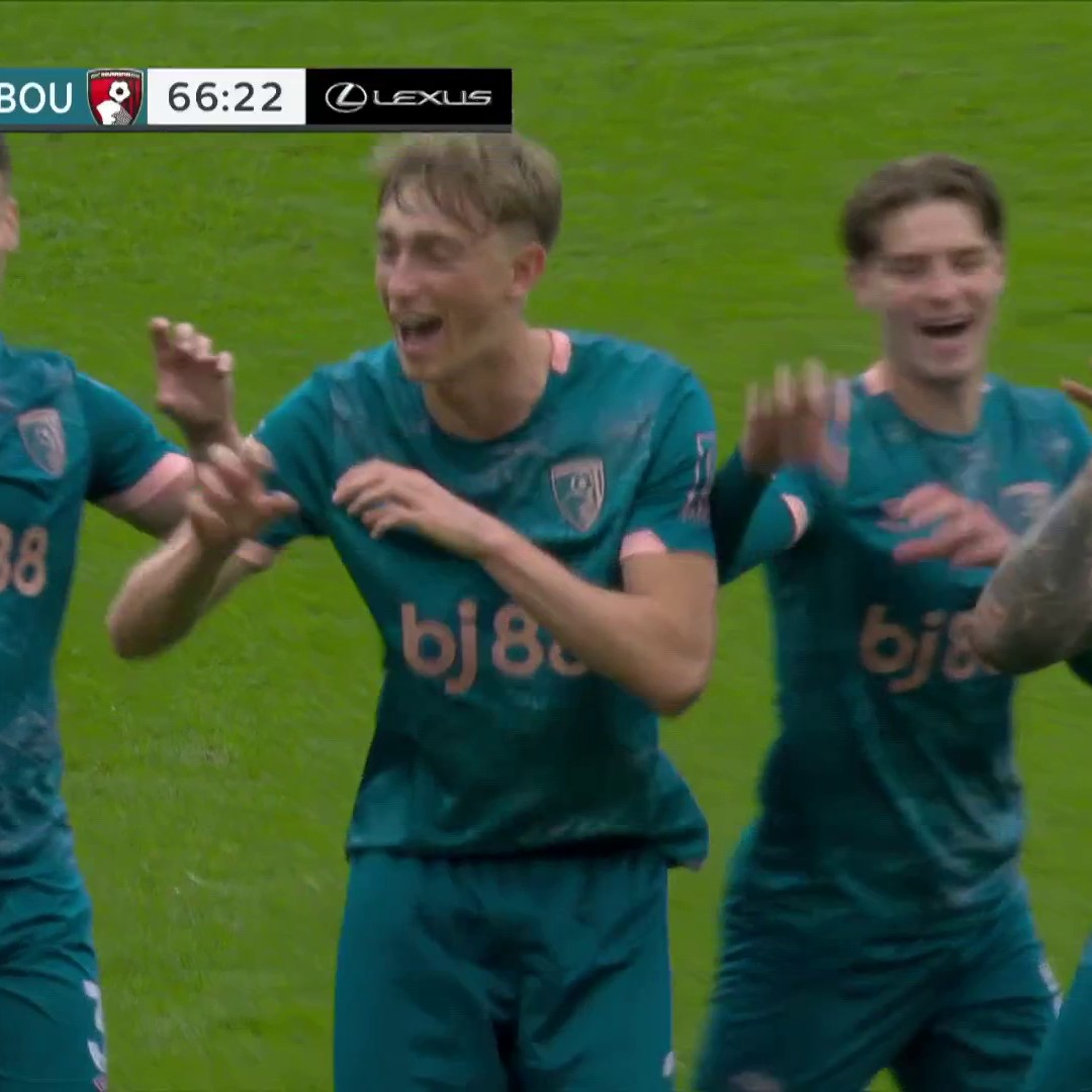 Antoine Semenyo puts the throw-in on a DIME for Dean Huijsen to head home! ๐ช ๐บ NBC & Peacock | #ARSBOU