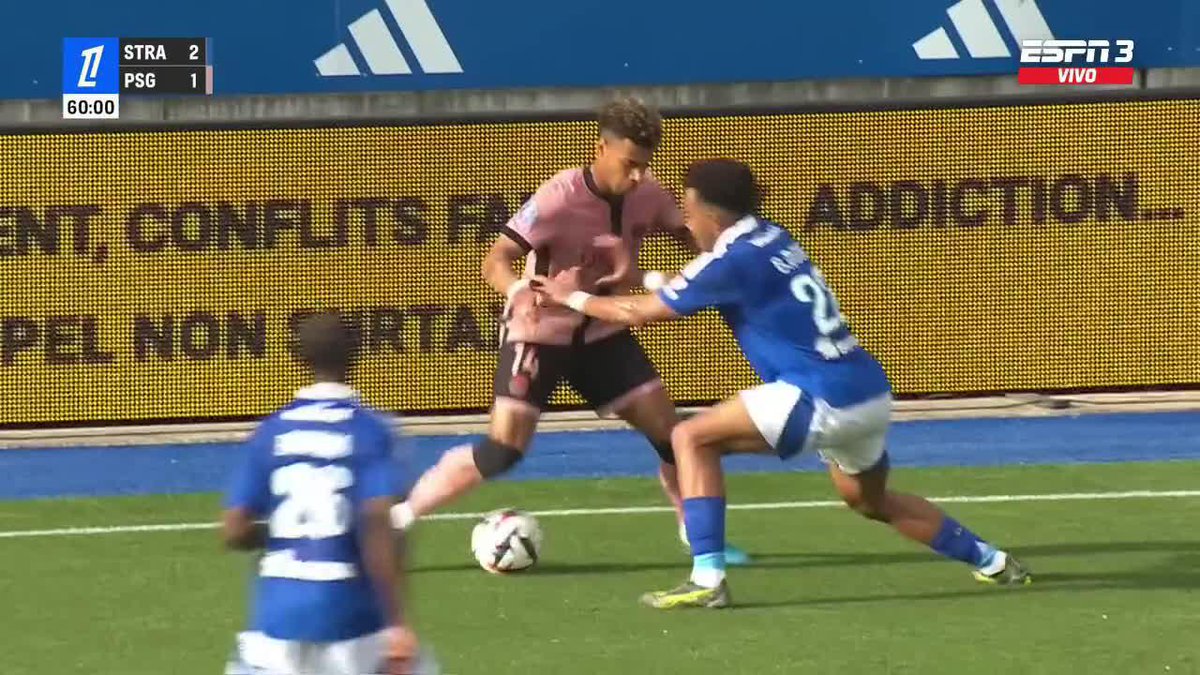 Désiré Doué se enfrentó a su HERMANO Guéla Doué en Strasbourg-PSG y le TIRÓ UN CAÑO. 🥶🇫🇷