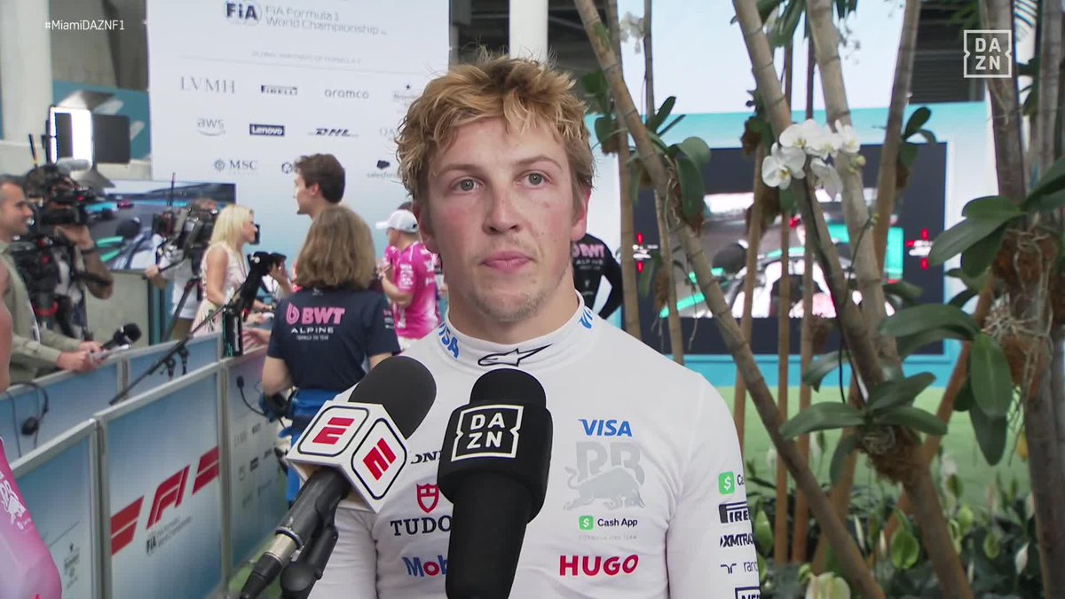 🗣️ Liam Lawson: "Ha habido un momento en el que Alonso me ha estrangulado y no me ha dado el espacio" #MiamiDAZNF1 🇺🇸