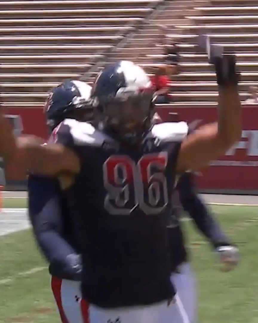 "WHAT A THUNDEROUS HIT" 😤 SCOOP ‘N SCORE BY @XFLROUGHNECKS TO RETAKE THE LEAD‼️