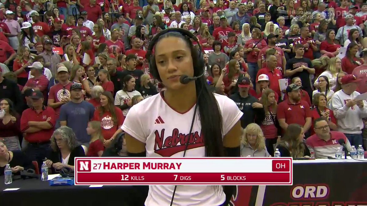 Listen in as Harper Murray breaks it down postgame 🗣️👂