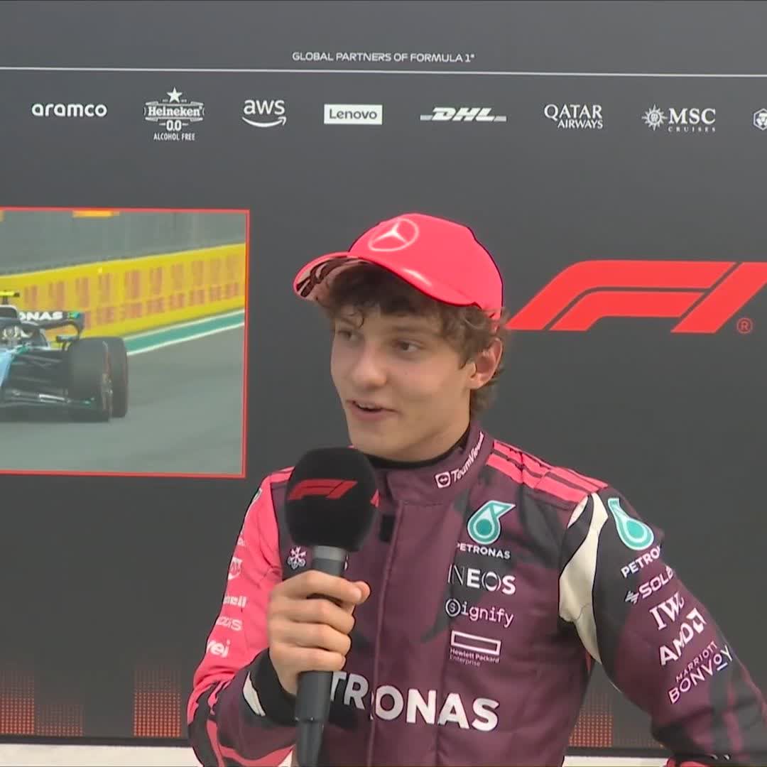 "It was good to bounce back this way" 💪 After a disappointing Sprint, Kimi Antonelli is pleased with his P3 in qualifying 😁