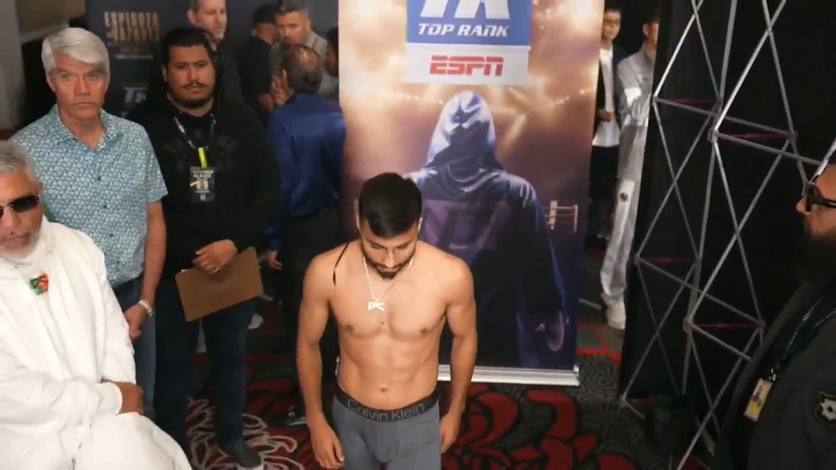 Ramon Cardenas weighs-in at 121.8 lbs ⚖️ #InoueCardenas | Monday, May 5 | Live on Sky Sports