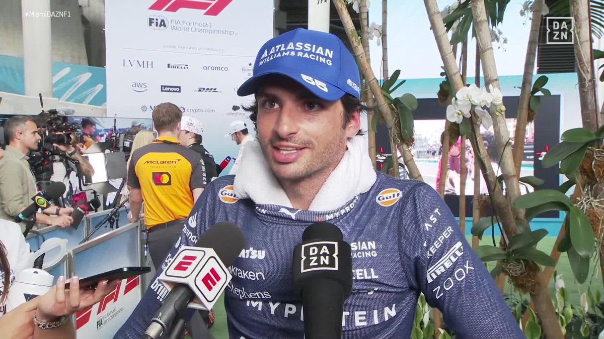 🗣️ Carlos Sainz: "El reset nos ha venido muy bien, estamos en una posición ideal para mañana" #MiamiDAZNF1 🇺🇸