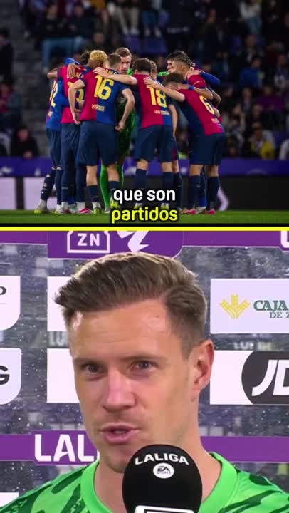 Hoy, para Ter Stegen no es un día más. Ha vuelto al lugar donde más feliz es ❤️ "Tenía muchas ganas de disfrutar este partido. Con muchas ganas de las semanas que nos quedan por delante" #LALIGAenDAZN ⚽