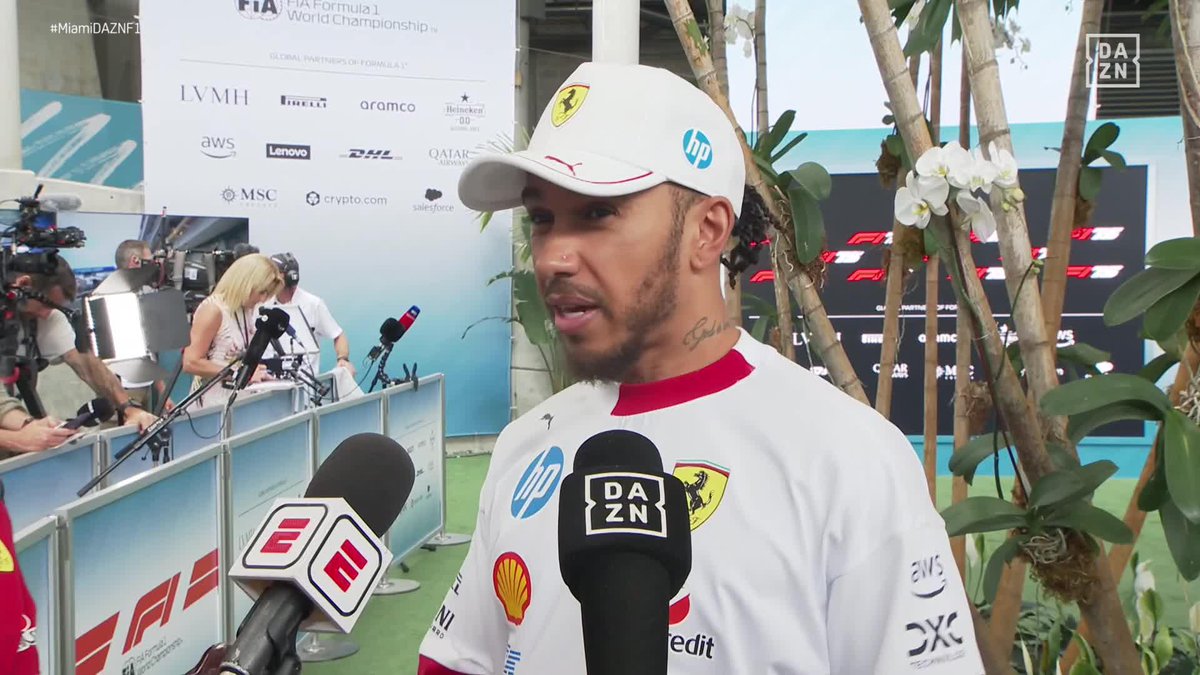 ¿Dónde está el problema del Ferrari? Hamilton lo tiene claro: ¡el coche entero! #MiamiDAZNF1 🇺🇸